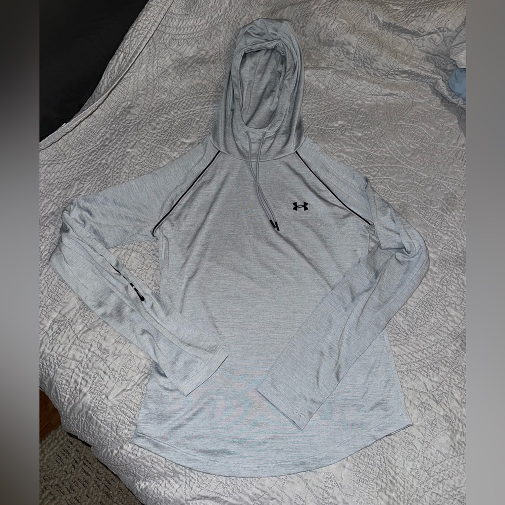 Under Armour Gray Hoodie Sweatshirt